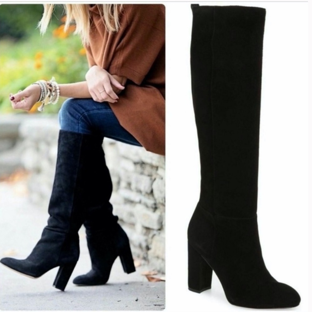 New Sam Edelman caprice Knee-High Boot black - Picture 2 of 9